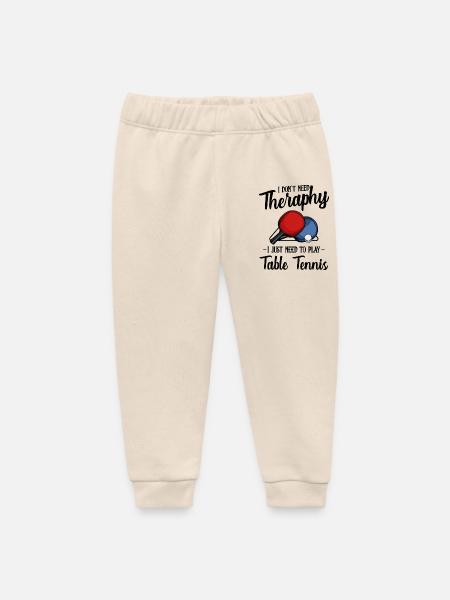 Table tennis - Baby Organic Sweatpants by Stanley/Stella - soft Ecru
