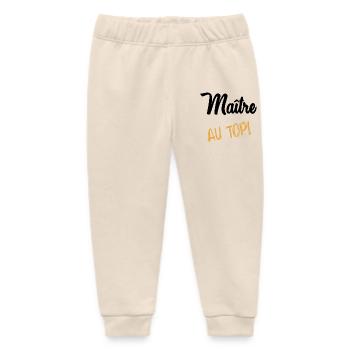 MEISTER. MEISTER. VIELEN DANK. DANKE, MEISTER - Baby Organic Jogginghose Baby Tumbler von Stanley/Stella - Natur - Vorne