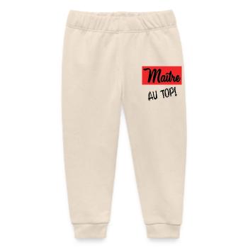 MEISTER. MEISTER. VIELEN DANK. DANKE, MEISTER - Baby Organic Jogginghose Baby Tumbler von Stanley/Stella - Natur - Vorne