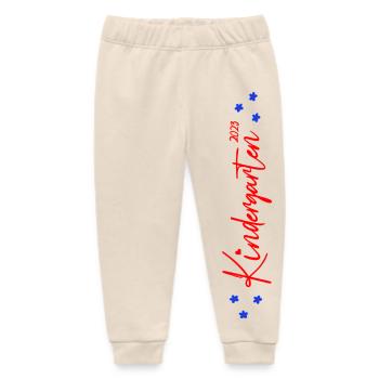 Kindergarten 2023 - Baby Organic Jogginghose Baby Tumbler von Stanley/Stella - Natur - Vorne