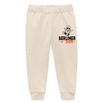 Baby Stadt Städte geboren in Berlin - Baby Organic Jogginghose Baby Tumbler von Stanley/Stella - Natur - Vorne