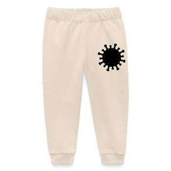 Corona-Virus-Symbol - Baby Organic Jogginghose Baby Tumbler von Stanley/Stella - Natur - Vorne