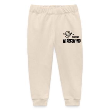 Baby Kinder Wirbelwind Sprüche Lustig - Baby Organic Jogginghose Baby Tumbler von Stanley/Stella - Natur - Vorne