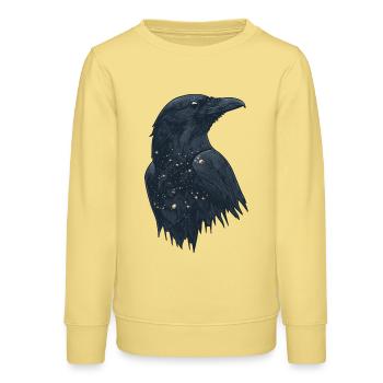 Rabe - Teenager Organic Sweatshirt Mini Changer von Stanley/Stella - Gelb Viva  - Vorne - AI Model Teenager Male dark (155cm)