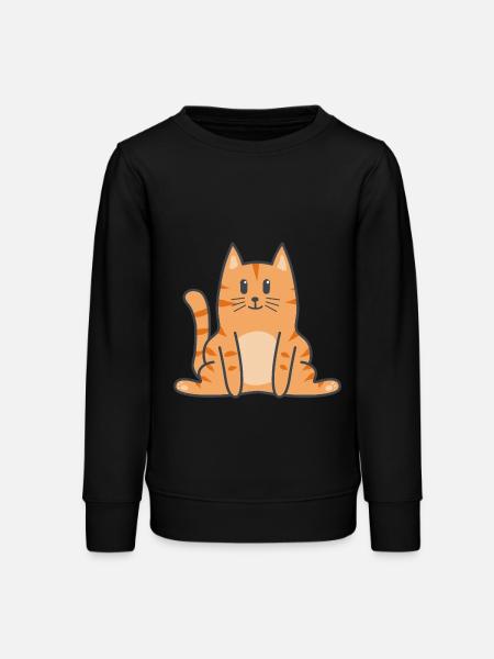 Katze Katzen Kitten - Teenager Organic Sweatshirt Mini Changer von Stanley/Stella - Schwarz