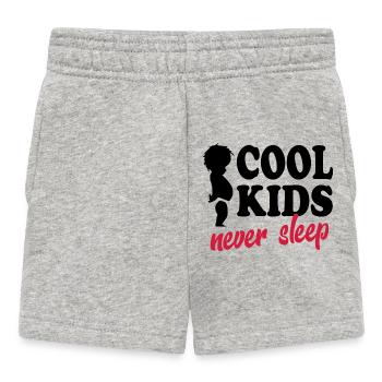 Baby Cool Never Sleep Never Sleep - Baby Shorts - heather grey - Front