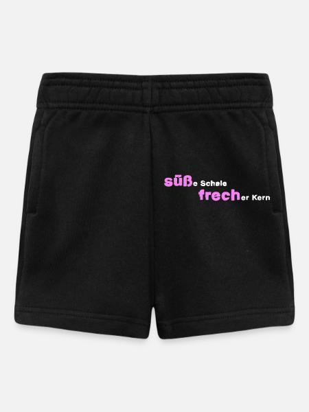 süß und frech frech süß - Baby Shorts - Schwarz