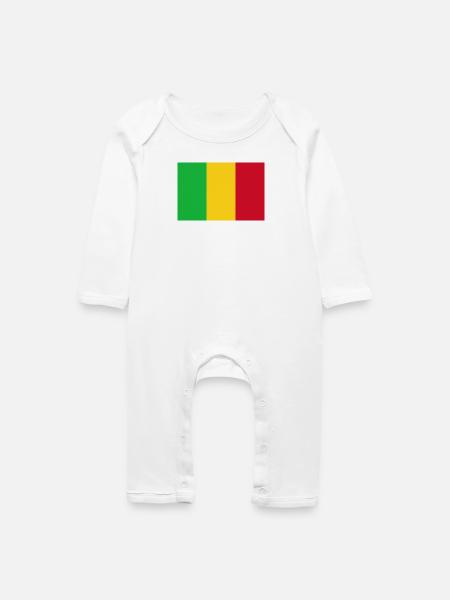 Mali - Baby Bio Strampler - Weiß