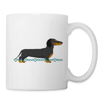 Dachshund Picture - Mug - white - Right