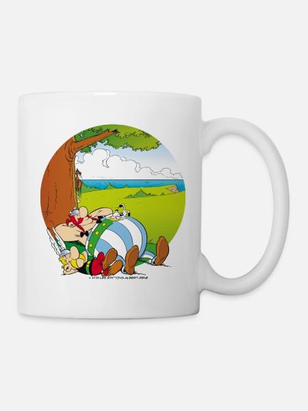 Astérix & Obélix Font Une Sieste - Mug blanc - blanc
