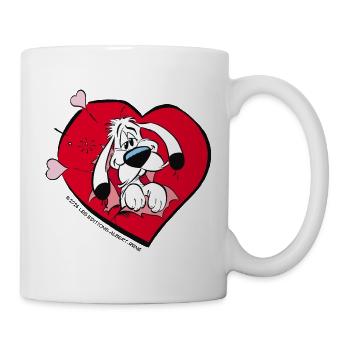 Asterix & Obelix - Idefix With Heart - Mug - white - Right