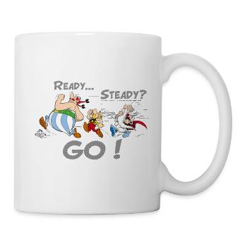 Asterix Ready Steady Go - Tasse - Weiß - Rechts