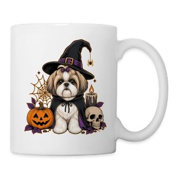 ShihTzu Halloween - Tasse - Weiß - Rechts
