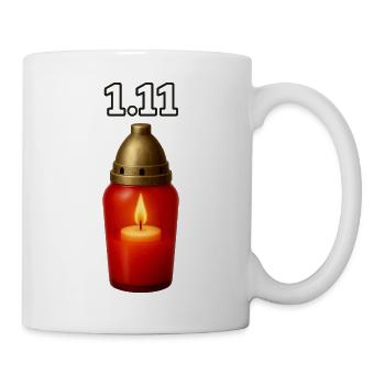 Rote Trauerlaterne 1.11 – Allerheiligen - Tasse - Weiß - Rechts