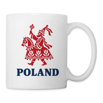 Polnische Lajkonik Volkskunst - Tasse - Weiß - Rechts