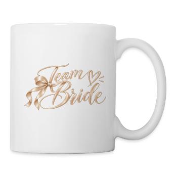 Team Bride Roségold  - Tasse - Weiß - Rechts