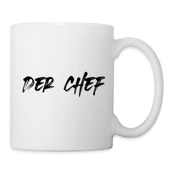 Der Chef - Tasse - Weiß - Rechts