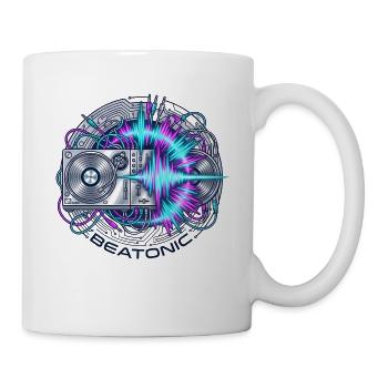 Beatronic Neon DJ Circuit - Tasse - Weiß - Rechts