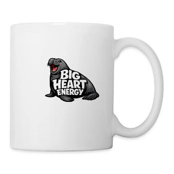 Südseeelefant - Tasse - Weiß - Rechts