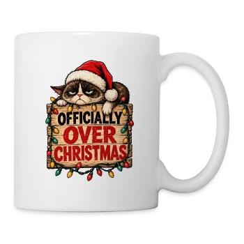 Offiziell Über Weihnachten Katzenzeichen - Tasse - Weiß - Rechts