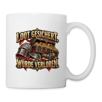 Loot ohne Würde - Tasse - Weiß - Rechts