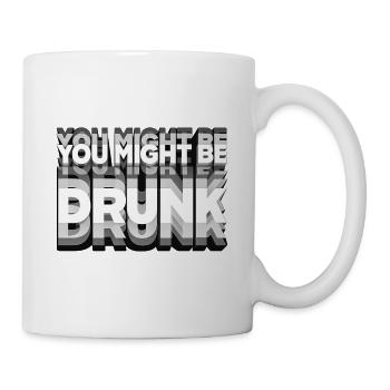 026 Du Könntest Betrunken Fettgedruckte 3D-Typografie - Tasse - Weiß - Rechts