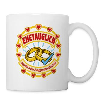 Ehetauglich Junggesellenabschied - Tasse - Weiß - Rechts