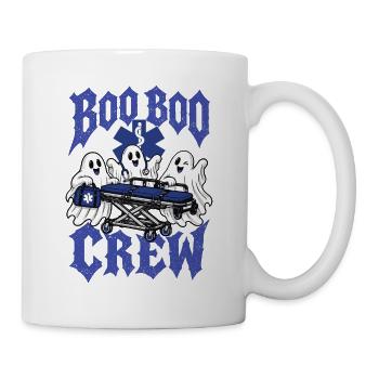 Boo Boo Crew – EMT EMT Paramedic Halloween-Humor - Tasse - Weiß - Rechts