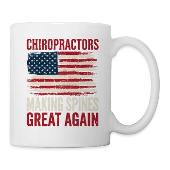 Chiropraktiker machen Wirbelsäulen wieder großartig – Chiropraktiker - Tasse - Weiß - Rechts