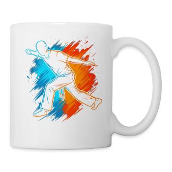 Capoerista Kampfsport Herren Kinder Capoeira - Tasse - Weiß - Rechts