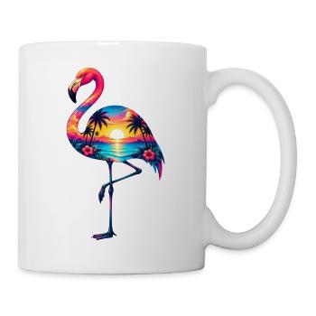 Niedlicher Flamingo Süße Flamingos - Tasse - Weiß - Rechts