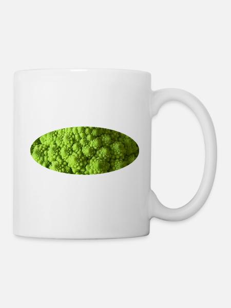 Romanesco-Brokkoli - Tasse - Weiß