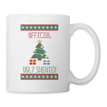 Official Ugly Sweater - Weihnachtspullover - Tasse - Weiß - Rechts