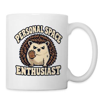 Persönlicher Igel - Tasse - Weiß - Rechts