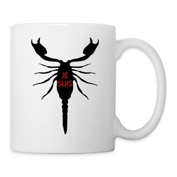Ich bin Skorpion, Sternzeichen - Tasse - Weiß - Rechts