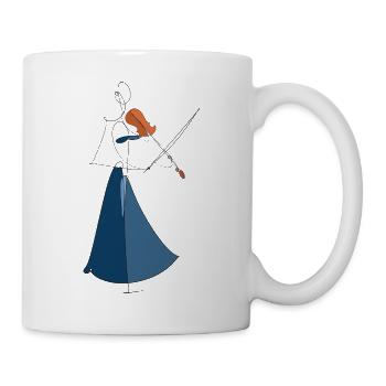 Geigenmusik - Tasse - Weiß - Rechts