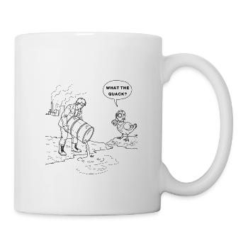 What the Quack? - Tasse - Weiß - Rechts