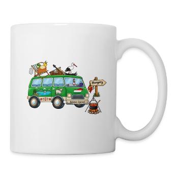 Ungarn Camper Wohnmobil - Tasse - Weiß - Rechts