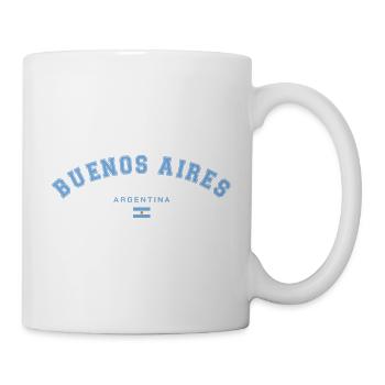 Buenos Aires Argentina College Look - Tasse - Weiß - Rechts
