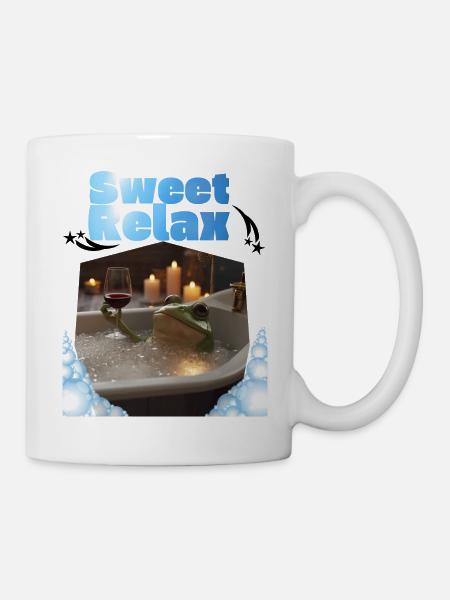 Sweet_Relax_-4500_x_5400_px- - Tasse - Weiß