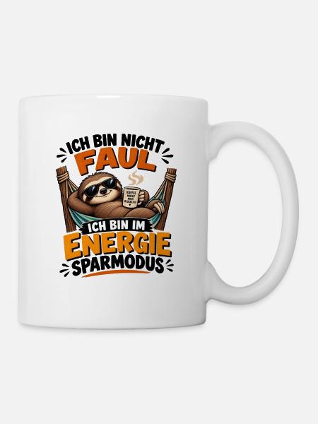Lustige Sprüche & kreative Designs“. - Tasse - Weiß