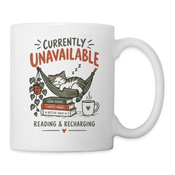 Kuscheliges Lesen in der Hängematte - Tasse - Weiß - Rechts