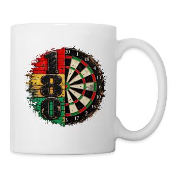 180 Dartboard Fusion - Tasse - Weiß - Rechts
