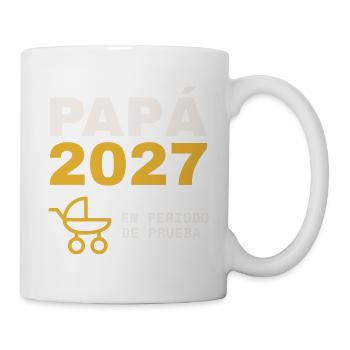 Papa 2027 - Tasse - Weiß - Rechts