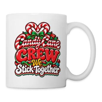 Candy Cane Crew – We Stick Together - Tasse - Weiß - Rechts