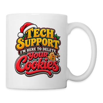 Tech Support Cookies: Holiday Debugger - Tasse - Weiß - Rechts