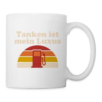 Tanken ist mein Luxus Diesel Spritpreis - Tasse - Weiß - Rechts