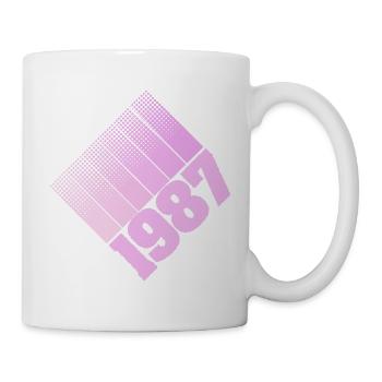 Papa 1987 - Tasse - Weiß - Rechts