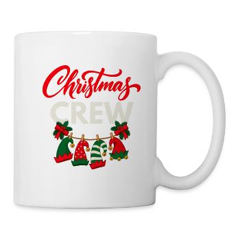 Weihnachts-Crew - Tasse - Weiß - Rechts