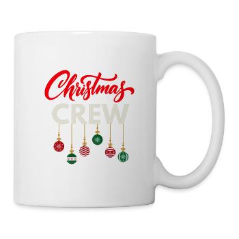 Weihnachts-Crew - Tasse - Weiß - Rechts